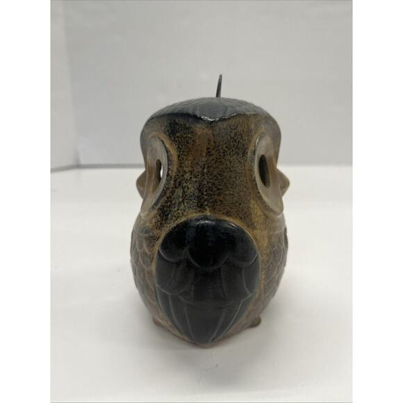 Vintage Hanging Sitting Hoot Owl Luminary Double Sided Candle Decor - Picture 4 of 5